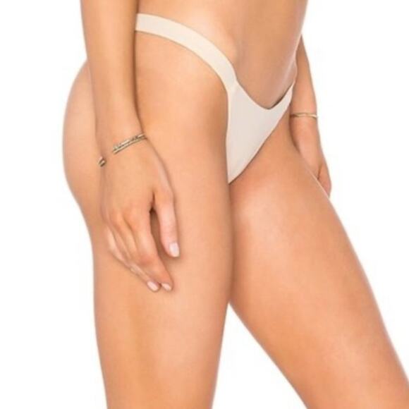 TAVIK SWIMWEAR Heather Swim Bikini Bottom Tapioca - Picture 2 of 7